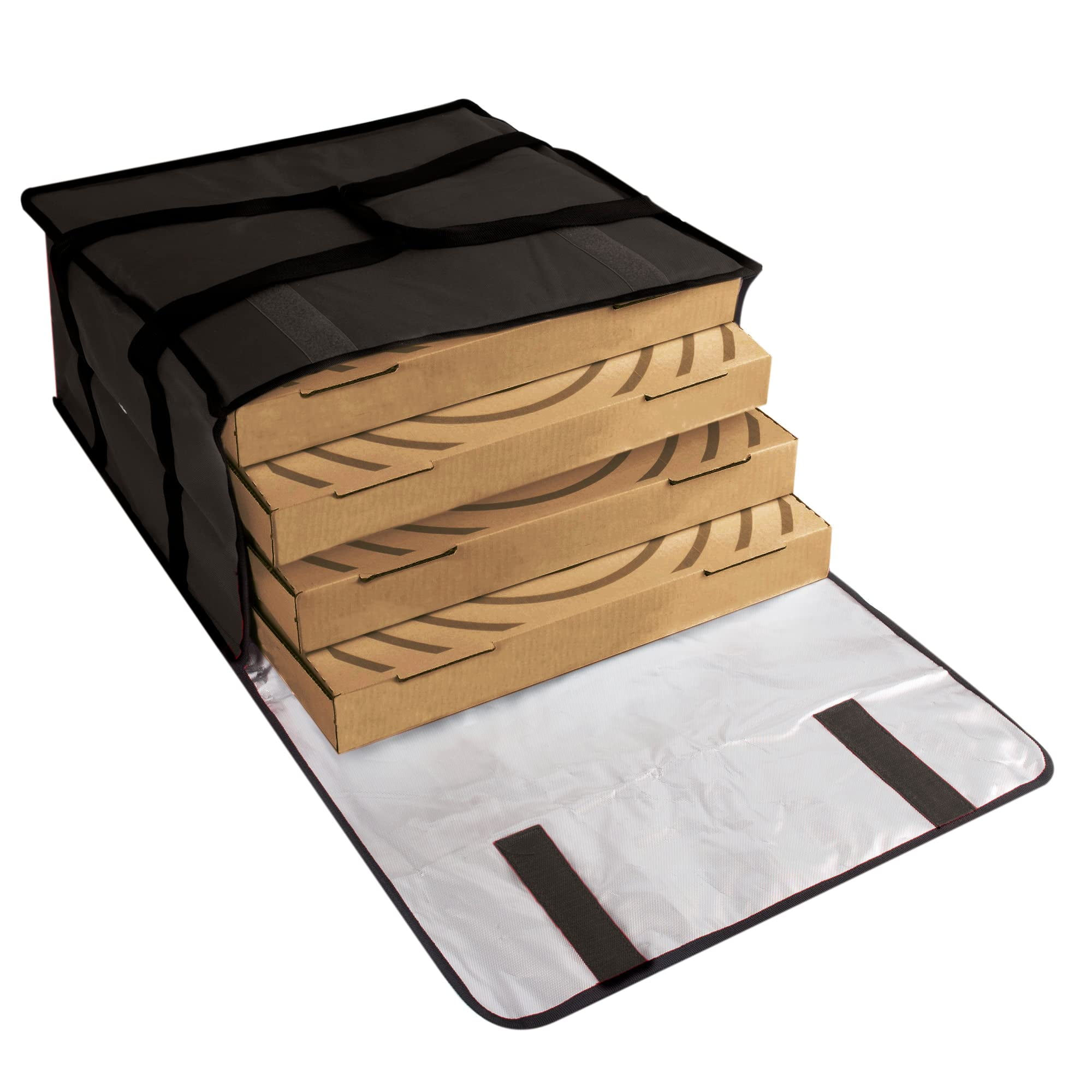 Large Insulated Pizza Carrier Bag for up to 4 Count 18" Pizzas with