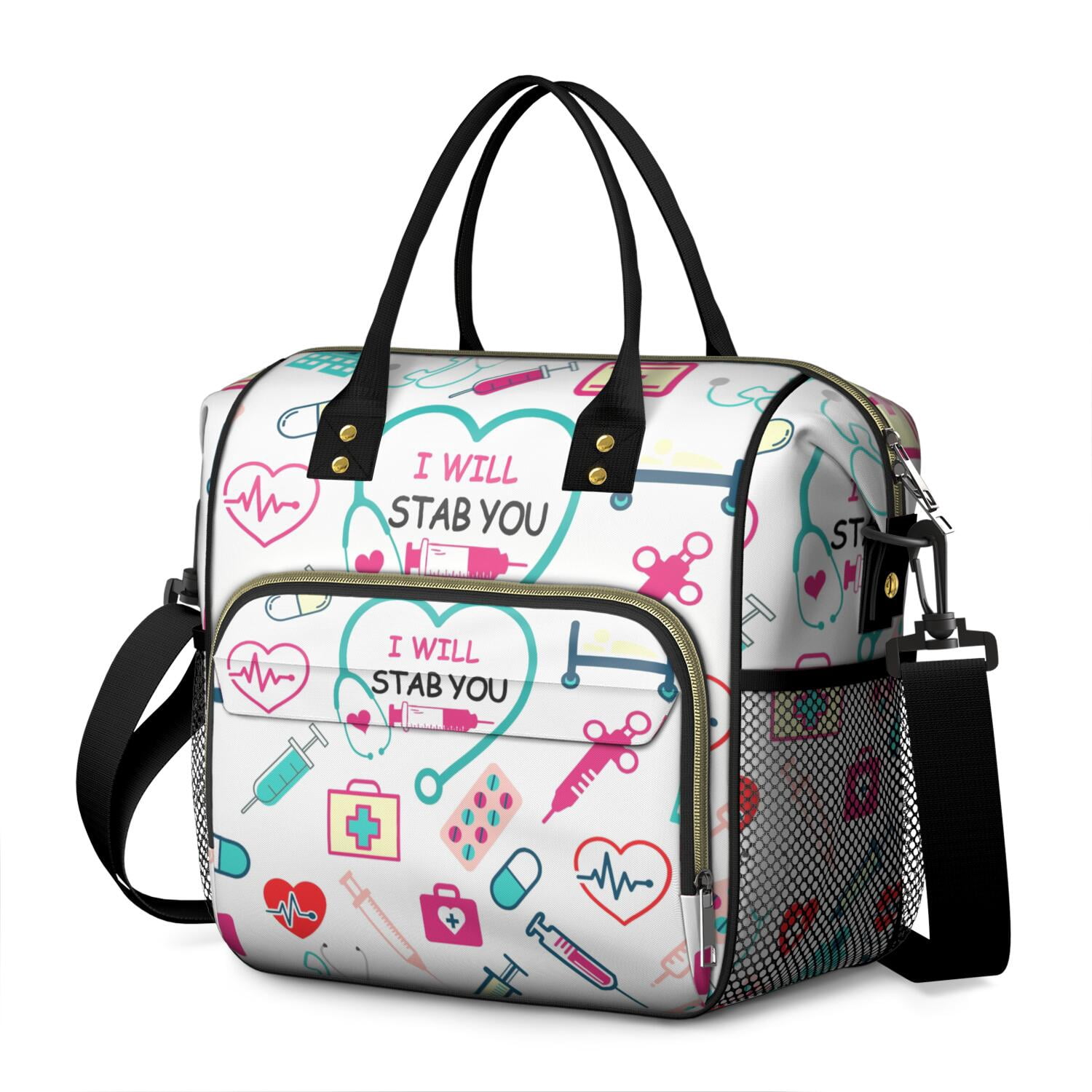 Large Insulated Tote Bag for Nurses Leakproof Cooler Bag with Multi — free download