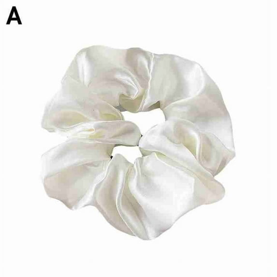 Large Intestine Circle Hair Tie Set Pure Color Cloth Hair Tie Headdress