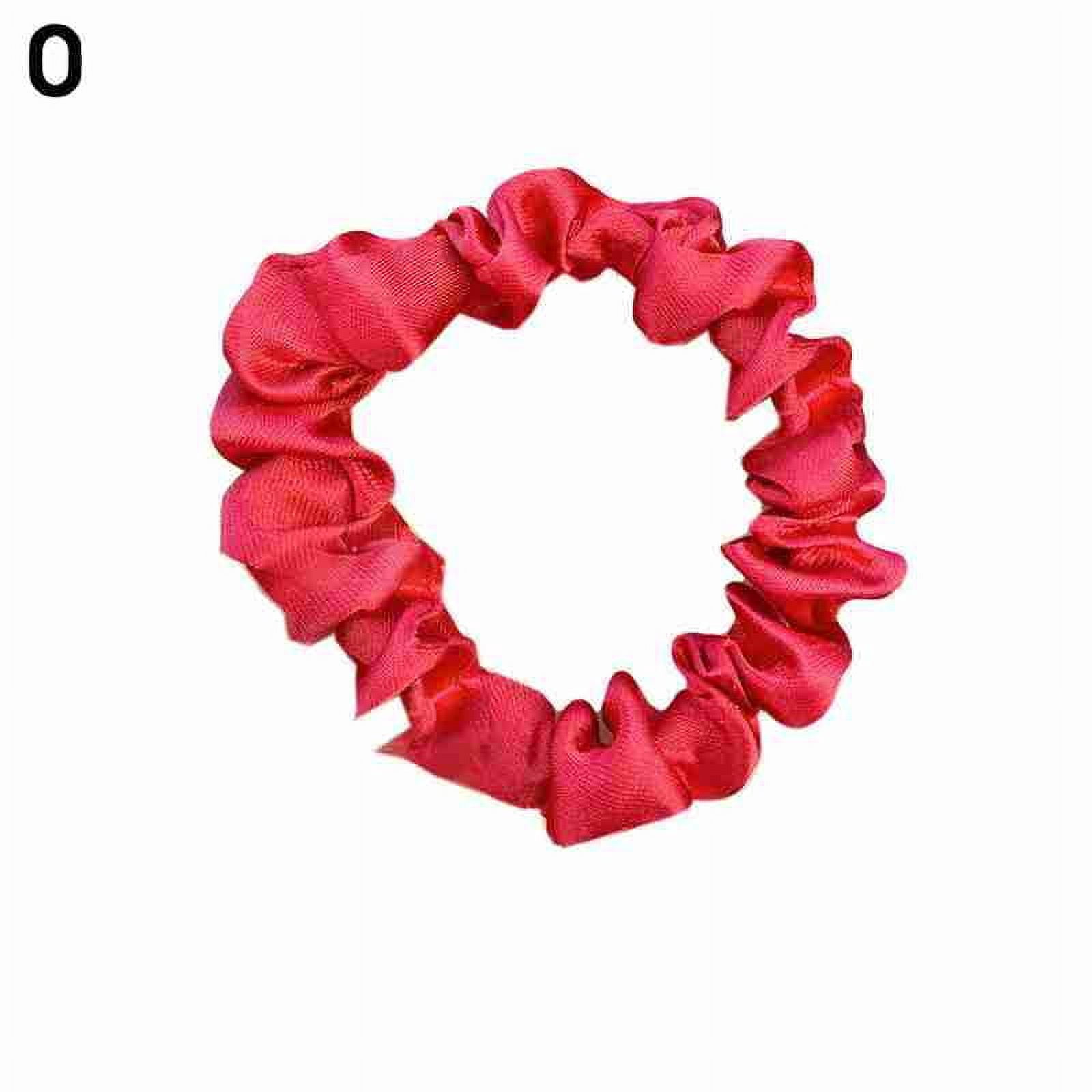 Large Intestine Circle Hair Tie Set Pure Color Cloth Hair Tie Headdress