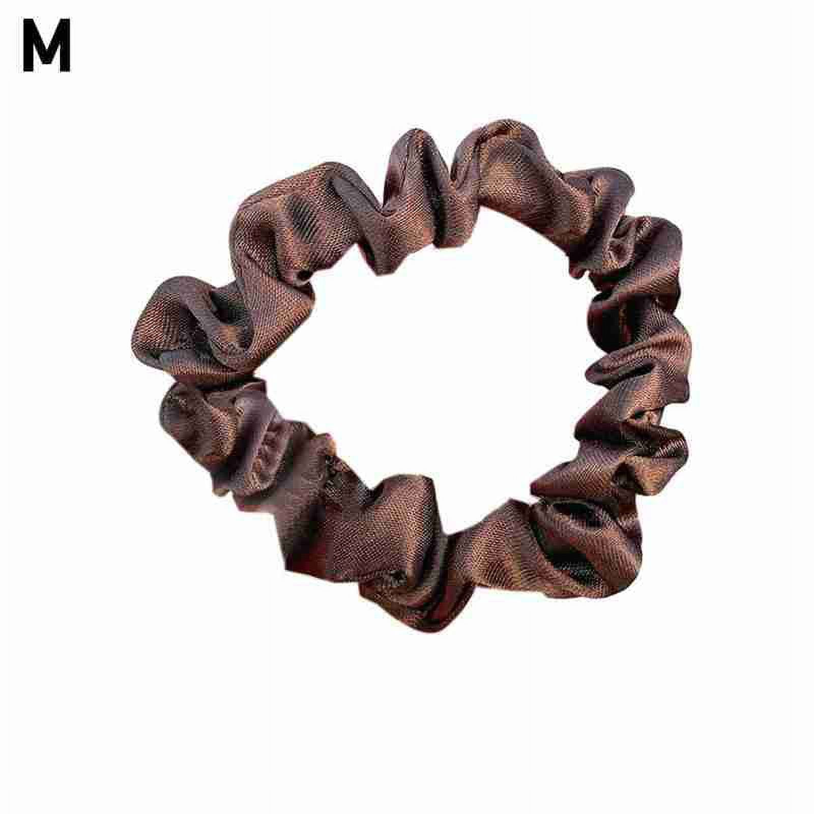 Large Intestine Circle Hair Tie Set Pure Color Cloth Hair Tie Headdress