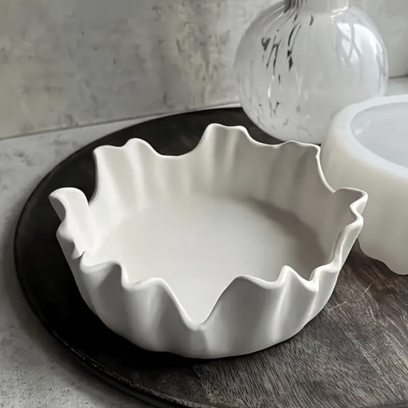 Large Irregular Tray Resin Mold, Epoxy & Concrete Casting Mold for Storage, Candlestick, Jewelry & Makeup Organizer, Succulent Pot, DIY Home Decor Crafts