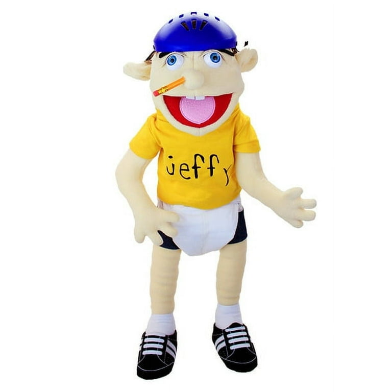 24inch Jeffy Puppet Hand Puppet Plushie Toy, Stuffed Doll Kids Gift