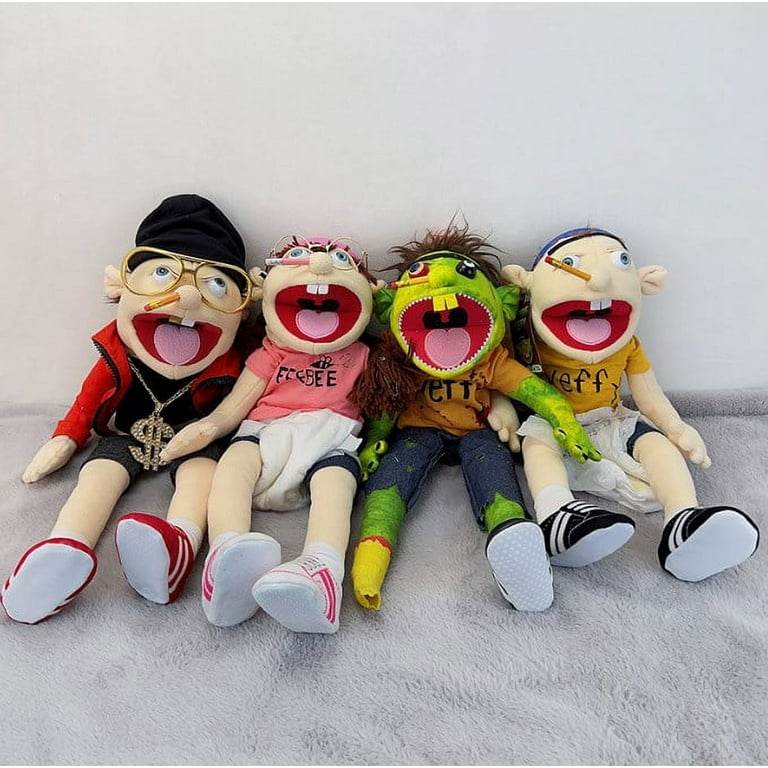 Jeffy Puppet Jeffy Hand Puppet Cartoon Plush Toy Stuffed Doll Kids Gift