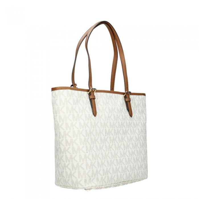 Michael Kors Jet Set Travel Small Logo Tote - Vanilla 30H6GTTT3V-150  190864096711 - Handbags, Jet Set - Jomashop