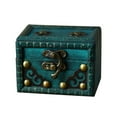 thumbnail image 1 of Large Jewelry Storage Chest Wooden Collectible Keepsake Decorative for Pearls and Trinkets, 1 of 3