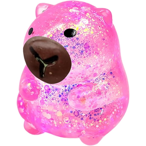 Large Jiggly Puffer Ball, Provides Bouncing Sensory Easter Party Fun, Great for Group Games, Unique Prizes, and Energetic Spring Celebrations, Pink