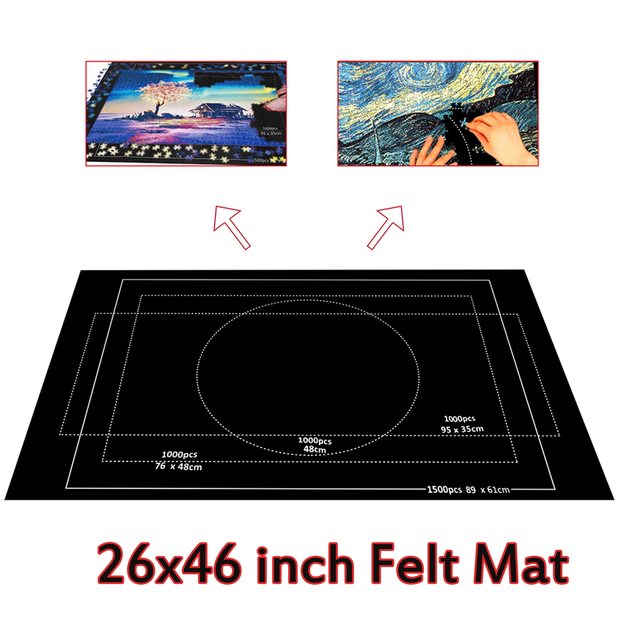 Large Jigsaw Mat,Jigsaw Puzzle Board for Puzzle Storage Puzzle Saver