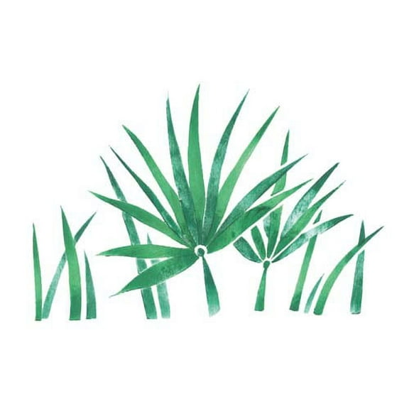 Large Jungle Grass Wall Stencil SKU #2854B by Designer Stencils