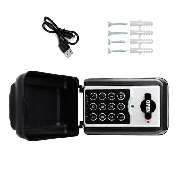 Large Key Lock Box Outside Key Safe Box Wall Mounted Combination Lock Box Security Box Outdoor Spare Key Hider