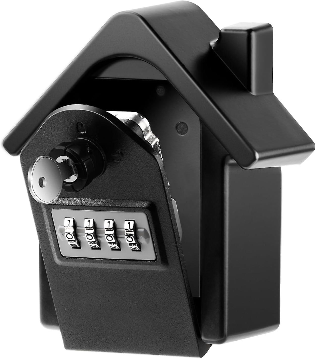 Large Key Safe Wall Mounted with Override Key, Password 4 Digit