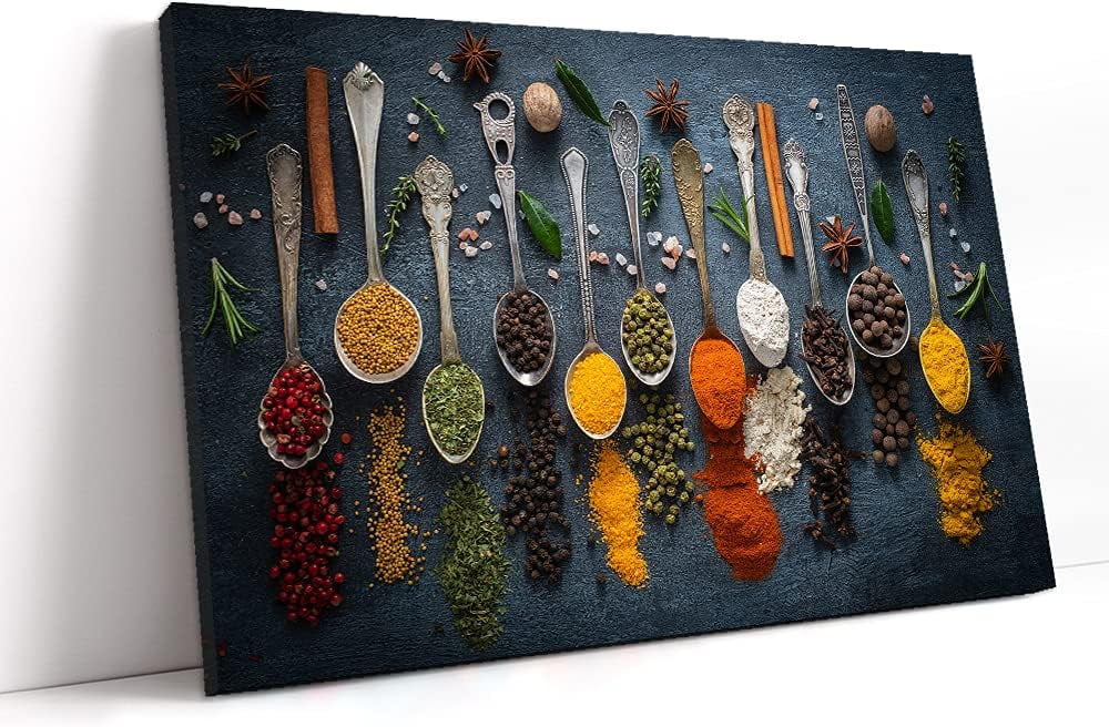 Large Kitchen Pictures Wall Decor Fork and Spoon Wall Decor Colorful