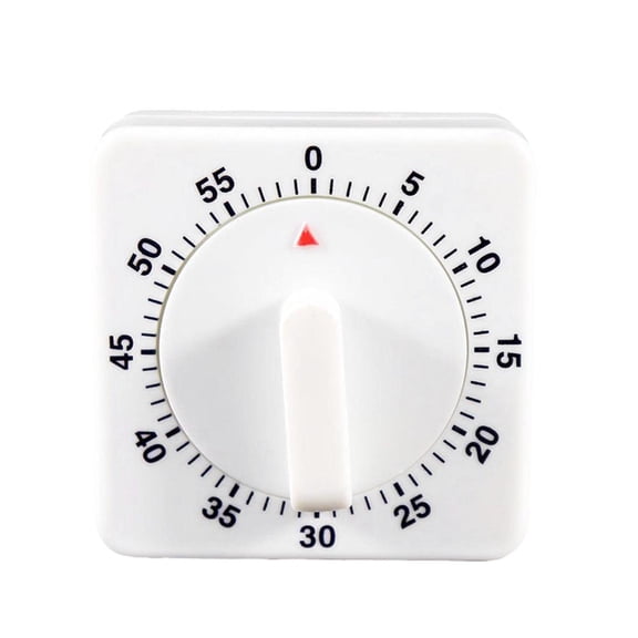 Large Kitchen Timer 60 mite Cot-Down Cooking Baking Loud Alarm Mechanica l Q2N9