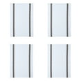 thumbnail image 1 of Large Kitchen Towels, Set of 4, Urban Stripe Designer Flour-Sack Towels, Strong Cotton Weave, Hidden Loop on The Back for Easy Hanging, Generously Size at 19'' W x 27.5'' L, 1 of 6