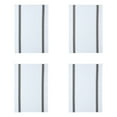 thumbnail image 1 of Large Kitchen Towels, Set of 4, Urban Stripe Designer Flour-Sack Towels, Strong Cotton Weave, Hidden Loop on The Back for Easy Hanging, Generously Size at 19'' W x 27.5'' L, 1 of 6