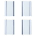 thumbnail image 1 of Large Kitchen Towels, Set of 4, Urban Stripe Designer Flour-Sack Towels, Strong Cotton Weave, Hidden Loop on The Back for Easy Hanging, Generously Size at 19'' W x 27.5'' L, 1 of 6