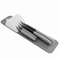 Large Knife Mat Non-Slip Drawer Knifes Organizer 5 Slots and 11 Slots Knives Holder Home Kitchen Organization