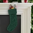 thumbnail image 1 of Large Knitted Christmas Stocking Decoration, Hanging Ornament for Tree, Sock Candy Gift Bag for Holiday Christmas Tree, 1 of 4