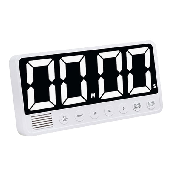 Large LED Display Timer Count Up/Down Timer for Classroom Home Tabletop Timer Cooking Digital Timer Stopwatch
