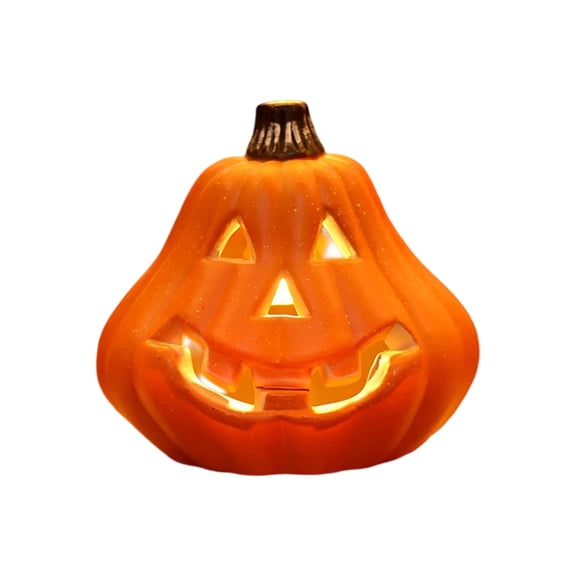 Large LED Halloween Pumpkin Light, Weatherproof Blow Mold Jack O Lantern for Yard Porch Decor