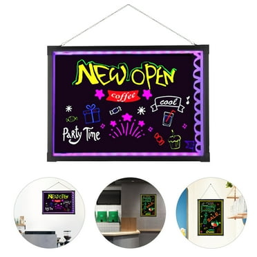 32x24 Inch LED Message Writing Board - Flashing Illuminated Sign With Remote Control