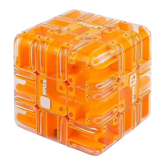 Cubo Labirinto 3D Grande Per Adulti E Bambini | Gioco Rompicapo Logico Educativo Anti-Stress
