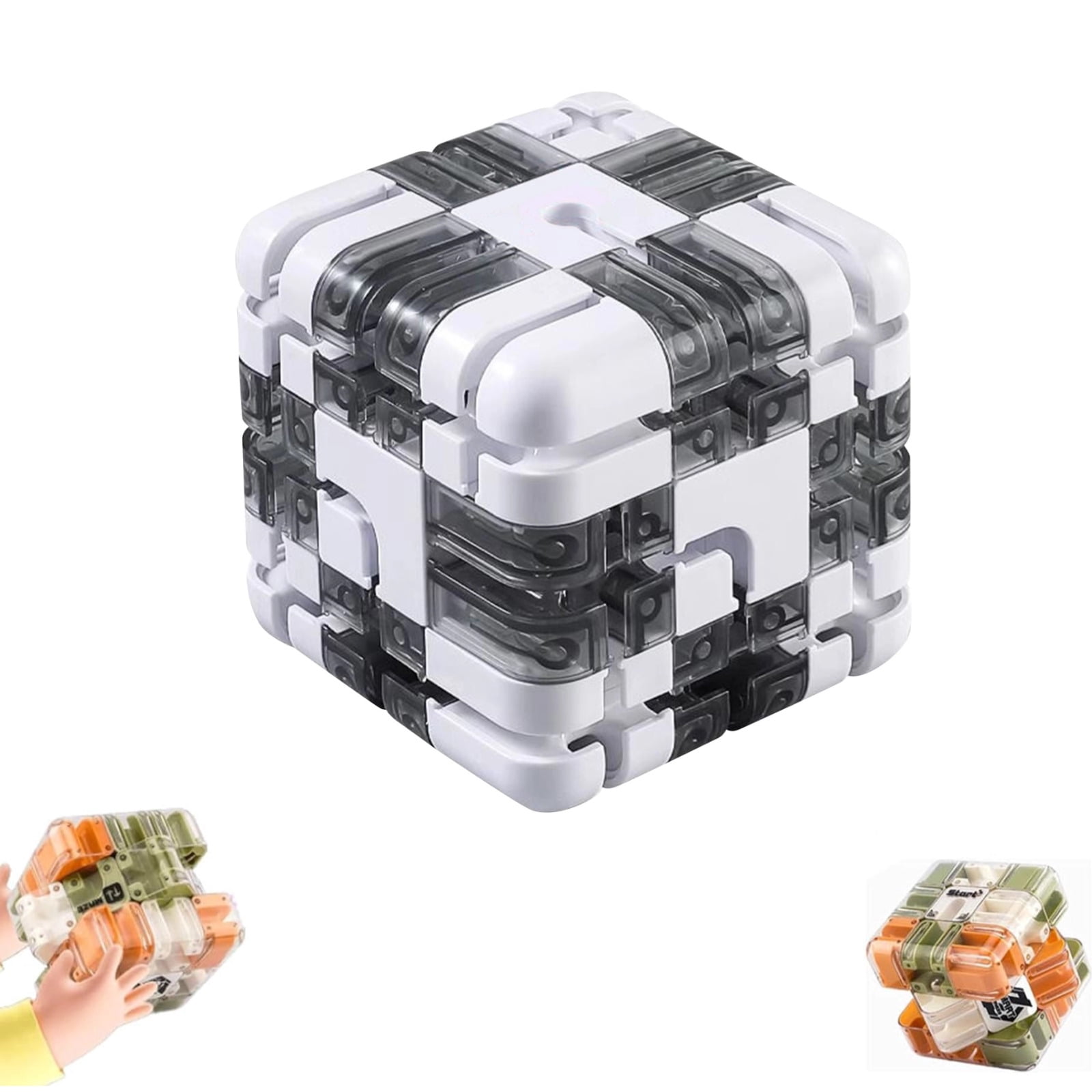 Large Labyrinth 3D Puzzle Maze Cube – Casse-tête Rotatif Multicolore – Développe La Logique Et La Concentration – Dès 6 Ans