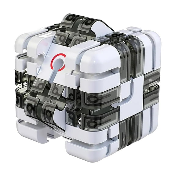 Large Labyrinth 3D Puzzle Maze Game,Gravity 3D Puzzle Magic Cube Brain Teaser Ball Games,Christmas Gifts for Grandkids,Thanksgiving(Classic,White)3x3In