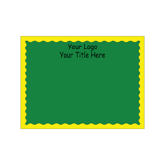 Large Laminated Bulletin Boards prefect for preschools, daycares and elementary schools