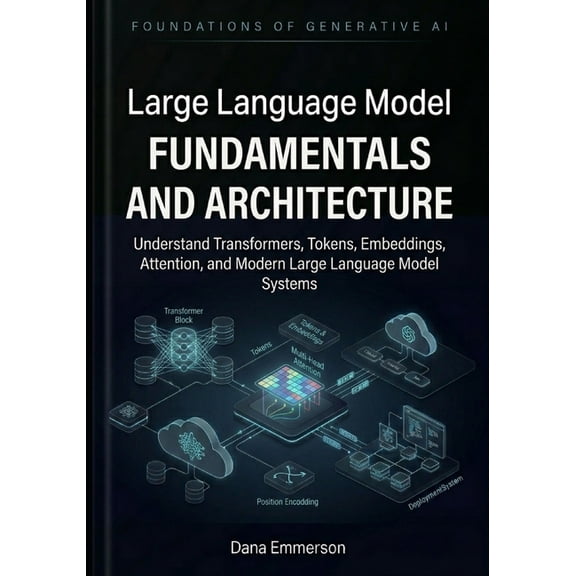 Large Language Models Fundamentals and Architecture: Understand Transformers, Tokens, Embeddings, Attention, and Modern , (Paperback)