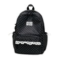 thumbnail image 1 of Large Laptop Backpack Lace Daypack â 16.9" Polka Dot School Bag for Travel & Daily Commute Black, 1 of 1