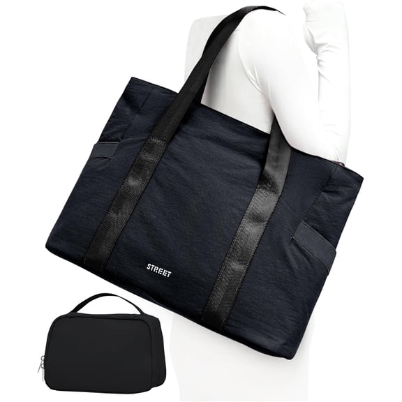 Large Laptop Tote Bag Set for Women Travel Tote Work Bags for Women Dance Gym Yoga Mat Bag Teacher Tote Bag