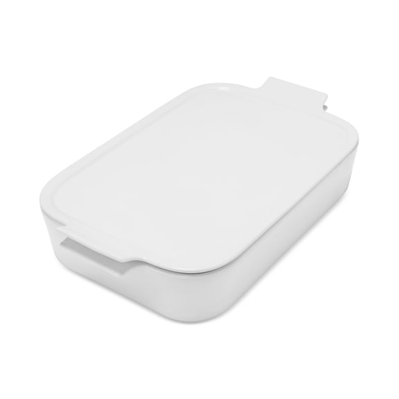 Large Lasagna Baker with Lid, Oven-to-Table Casserole Dish for Baking and Serving