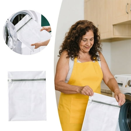 Large Laundry Bag with Handles Heavy Duty Mesh Wash Pouch for Travel College Dorm Storage Organizer Reusable Hamper Sack