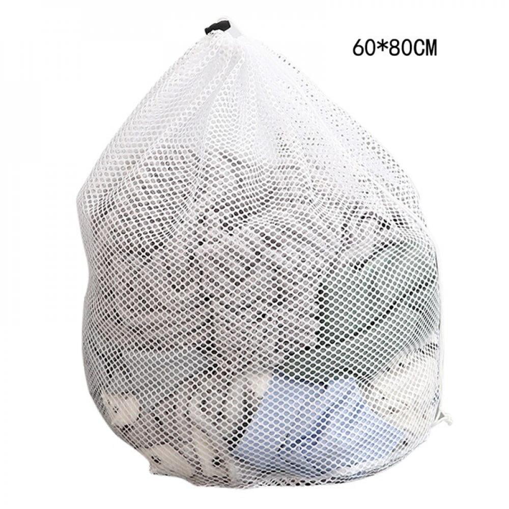 Large Laundry Bags, 31 x 24 Mesh Laundry Bags with Drawstring