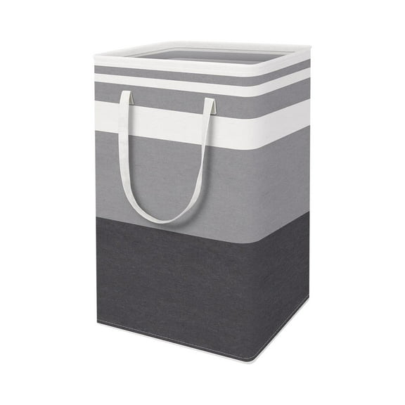 Large Laundry Basket | Freestanding Laundry Hamper with Extended Handles | 75L Tall Clothes Hamper for Dorm, Home & Family | Collapsible Storage Bin for Clothes, Toys & Bedding | Oxford Cloth Fabric