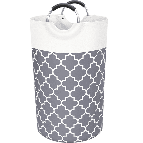 Large Laundry Basket Laundry Hamper Bag Washing Bin Clothes Bag Collapsible Tall With Handles Waterproof Travel Bathroom College Essentials Storage For College Dorm, Family