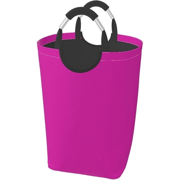 Large Laundry Basket, Orange Collapsible Laundry Hamper Dirty Clothes Washing Bin for College Dorm Storage Essentials