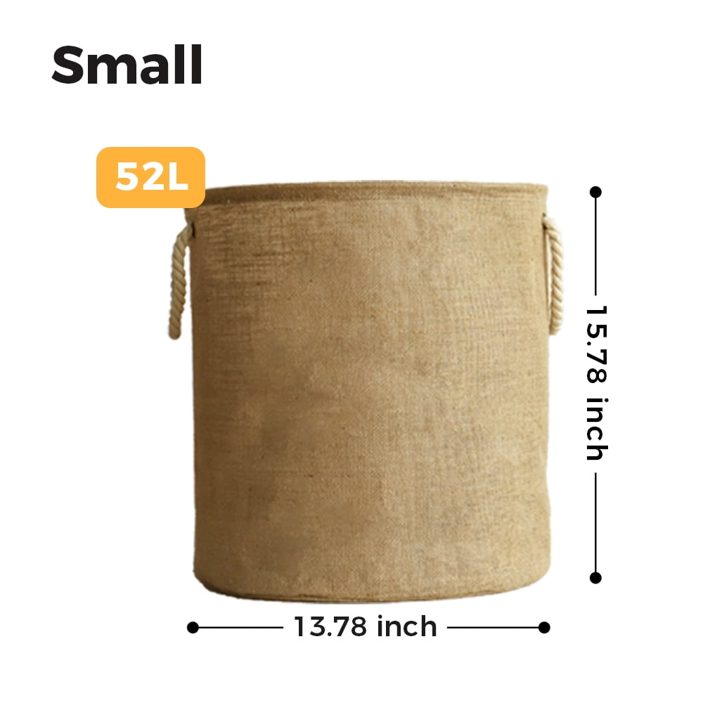 Yorkie Puppy Laundry Basket - Collapsible, Tall Freestanding Hamper With Handles For Bedroom, Dorm, Or Travel