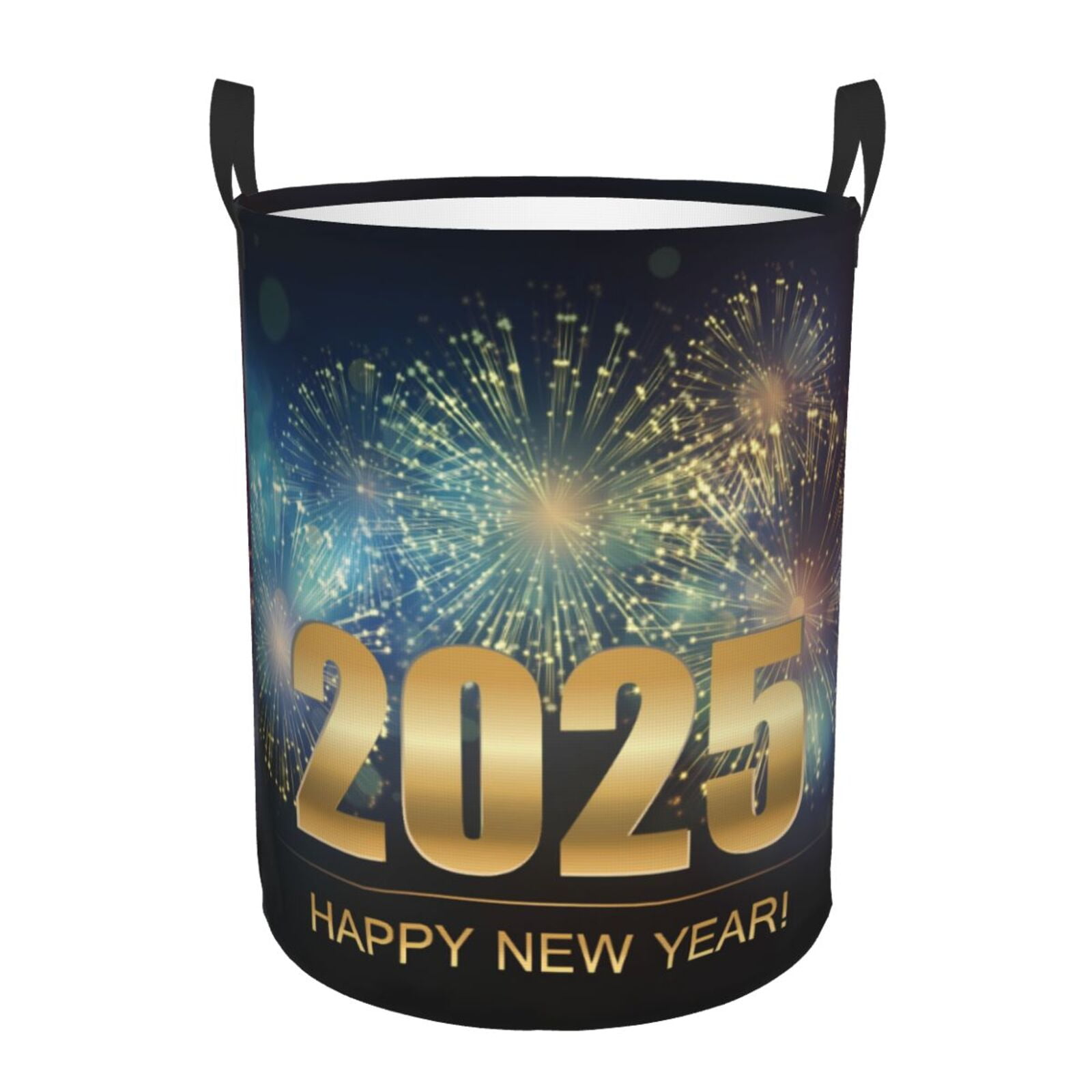 Large Laundry Basket with Handles 2025 New Year A Baby Kids Dirty