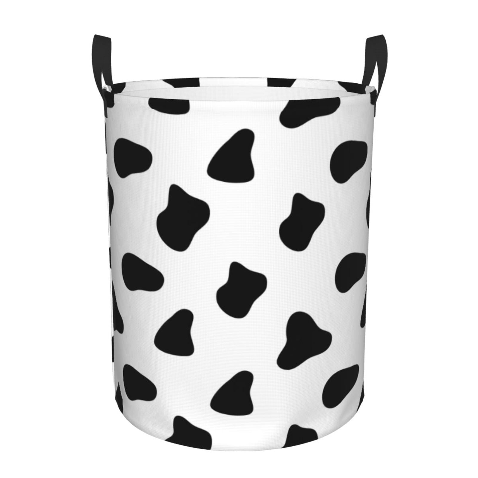 OREZI Foldable Cow Print Laundry Basket & Storage Bin – Collapsible, Stylish Organizer For Toys, Clothes, Bedroom & More - View #12