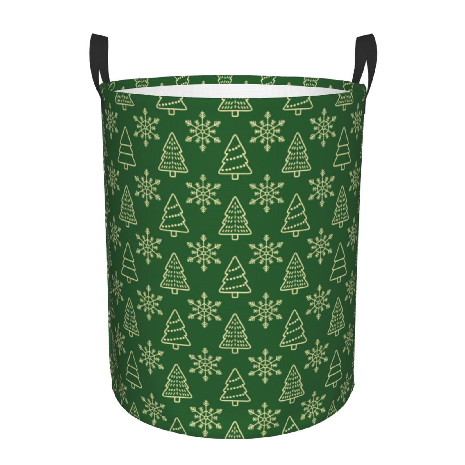 Large Laundry Basket with Handles - Christmas (2) Kids Baby Dirty Clothes Laundry Hamper for Bedroom Aesthetic