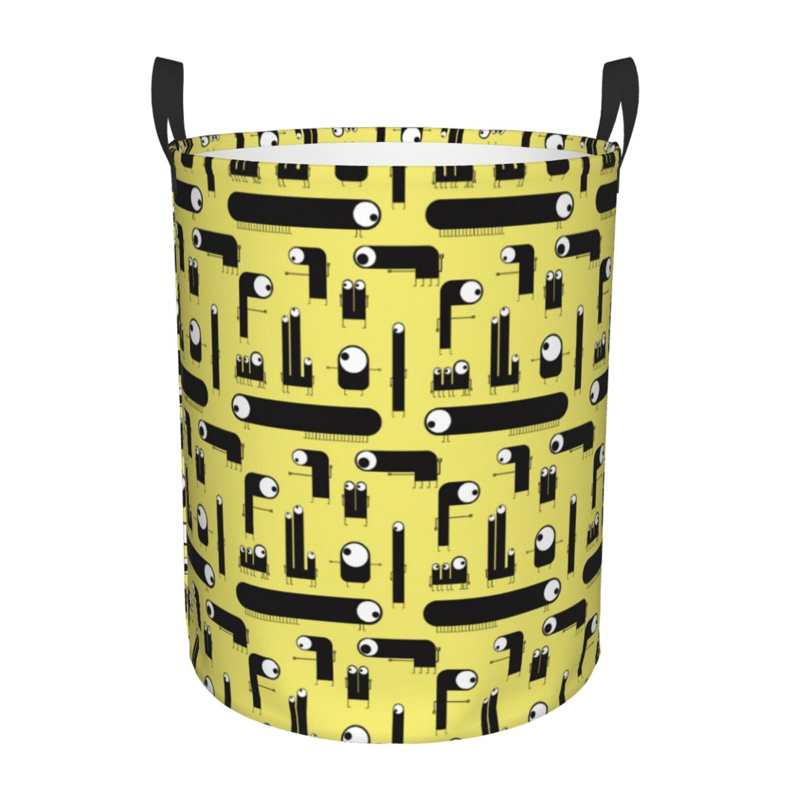 Large Laundry Basket with Handles - Cute one-eyed monster Kids Baby Dirty Clothes Laundry Hamper for Bedroom Aesthetic