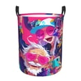 thumbnail image 1 of Large Laundry Basket with Handles - Hip Hop People No.107 Kids Baby Dirty Clothes Laundry Hamper for Bedroom Aesthetic, 1 of 5