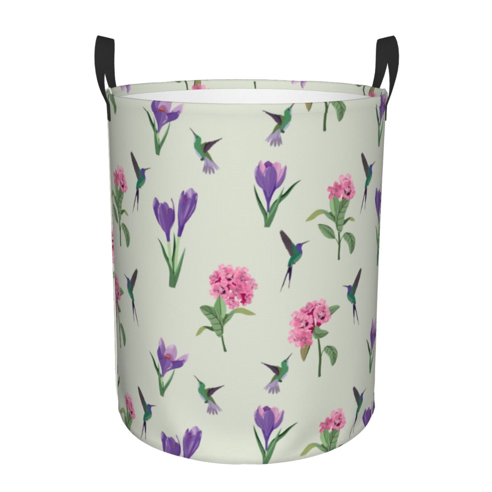 Large Laundry Basket with Handles - Hummingbird No.9090 Kids Baby Dirty Clothes Laundry Hamper for Bedroom Aesthetic