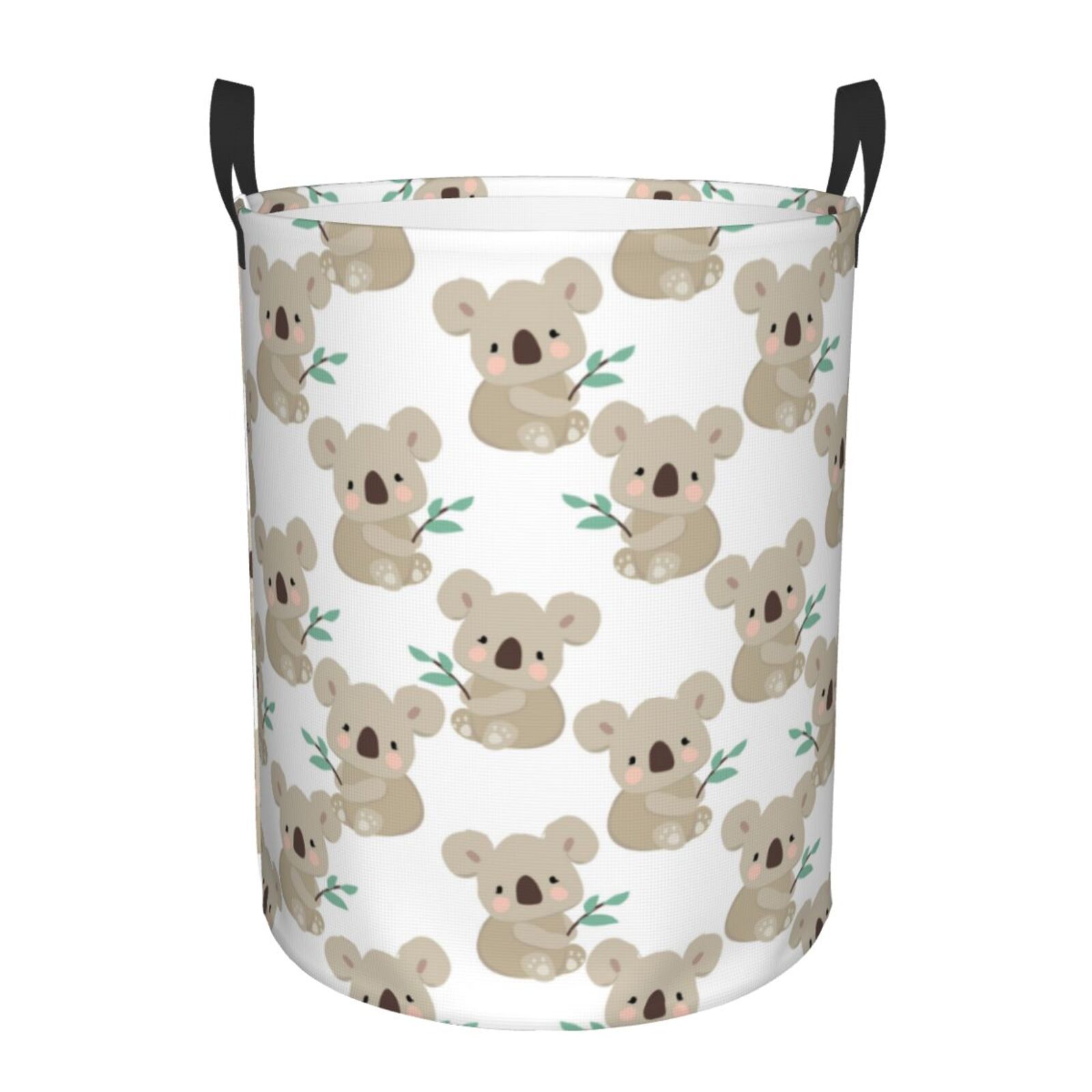Cute Koala Laundry Hamper – Collapsible Storage Bin With Handle For Clothes, Toys & Nursery - View #5