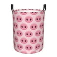 Large Laundry Basket with Handles Pig Nose Baby Kids Dirty Clothes