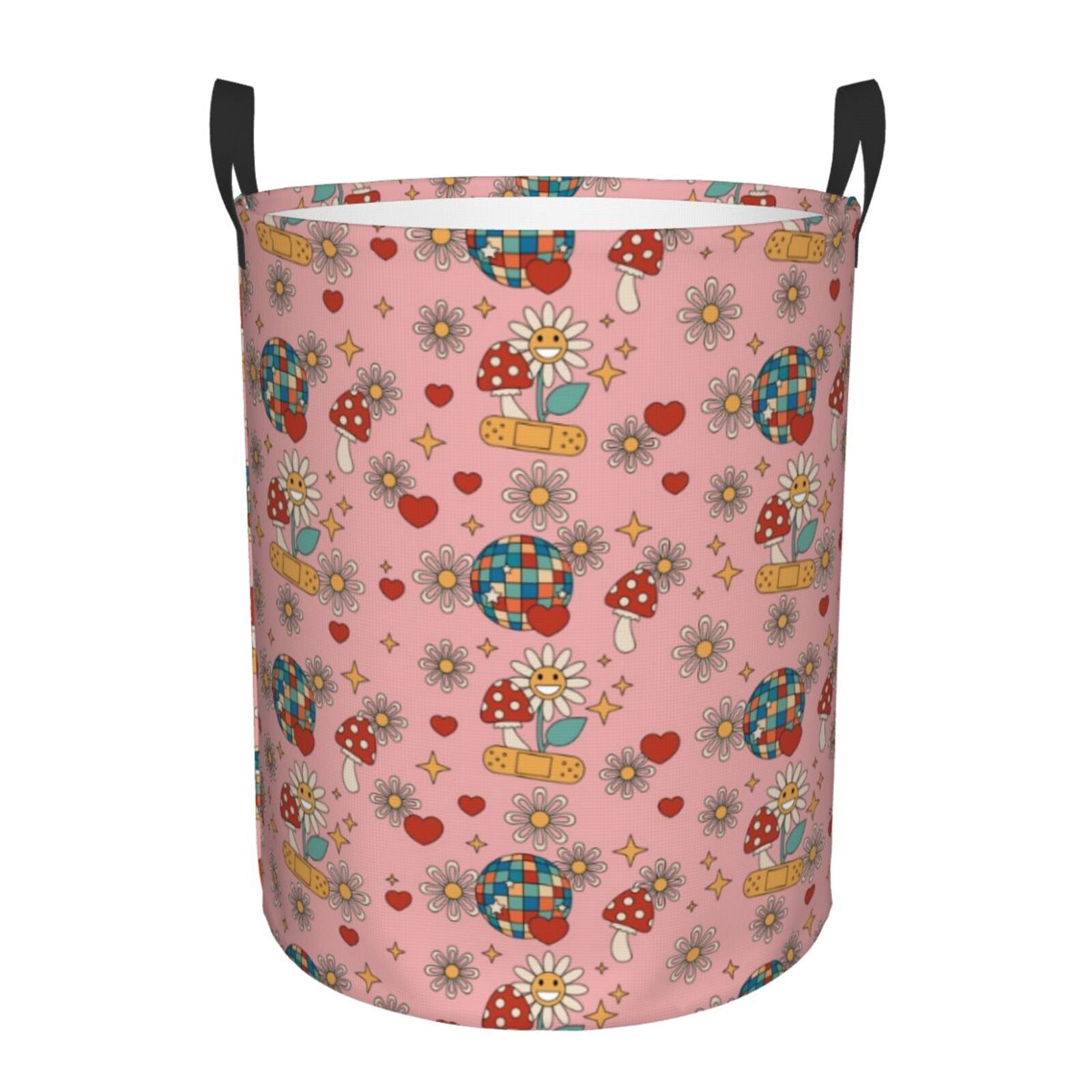Hippie Love Floral Laundry Basket