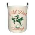 thumbnail image 1 of Large Laundry Basket with Handles - West Cowboys Kids Baby Dirty Clothes Laundry Hamper for Bedroom Aesthetic, 1 of 5