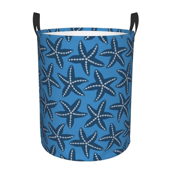 Large Laundry Basket with Handles - colours Starfish Kids Baby Dirty Clothes Laundry Hamper for Bedroom Aesthetic